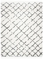 Safavieh Moroccan Fringe Dorian Tapis Géométrique Shag