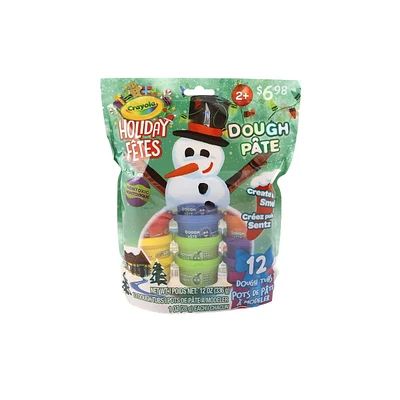 Crayola Silly Scents 12pkk x 1oz Dough Snowman