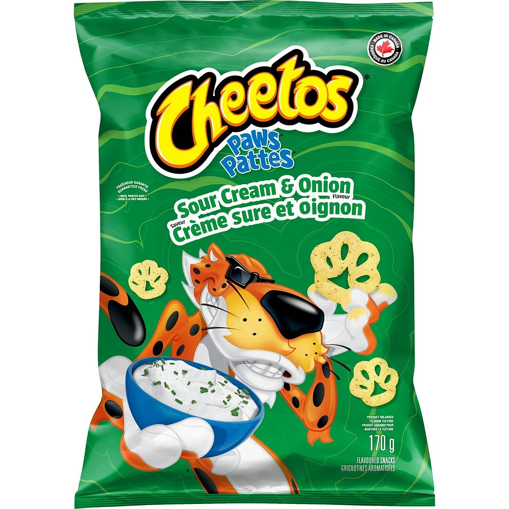 Cheetos Paws Sour Cream & Onion Flavoured Snacks