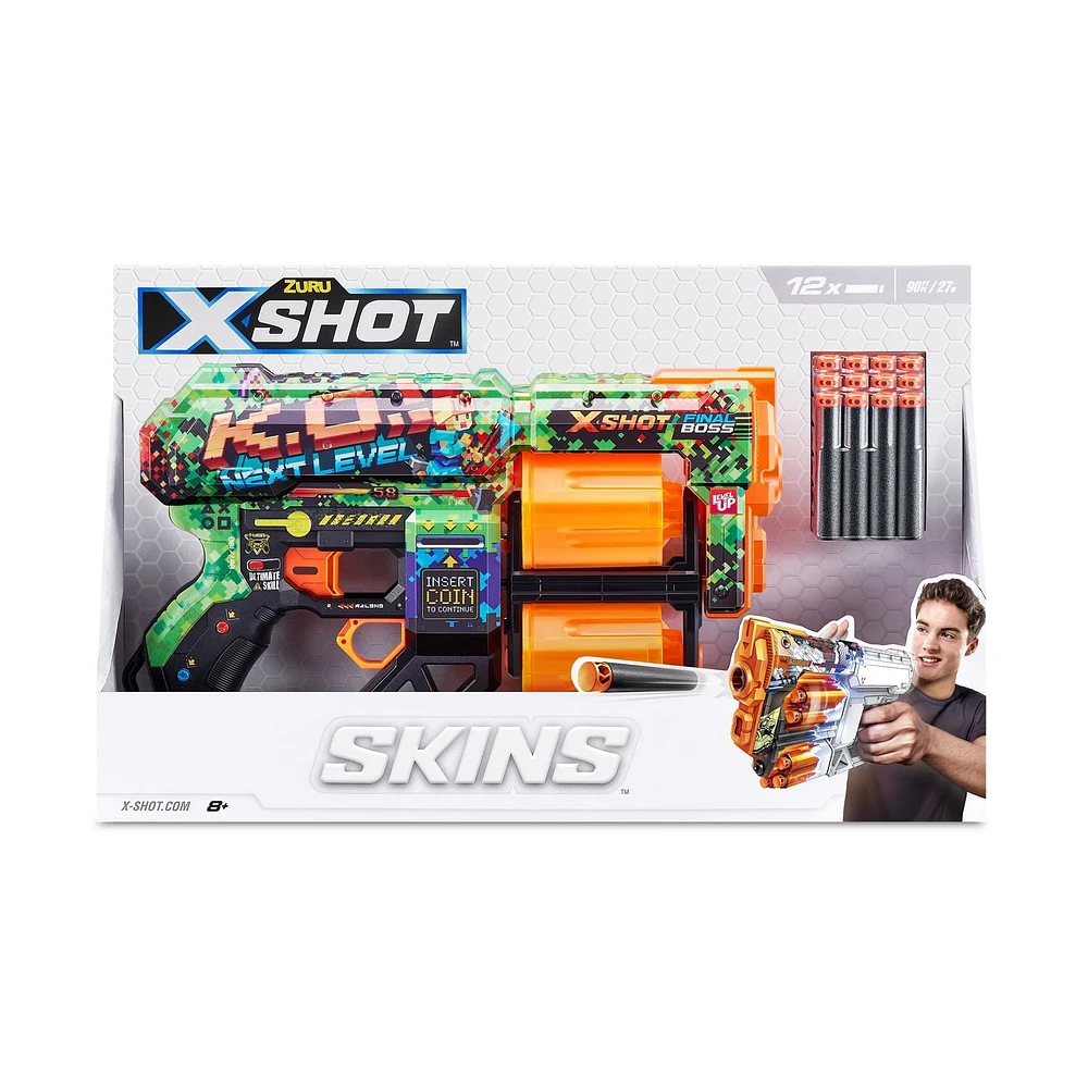 Pistolet à fléchettes X-Shot Skins Dread (12 fléchettes)