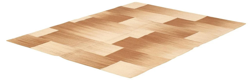 ECARPETGALLERY Tapis Fait à la Main pour Salon, Salle à Manger et Chambre à Coucher Transitionnel Collection Moldovia Patch 4'7" x 6'6" en Brun