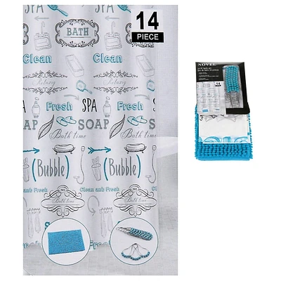 14 Pc Set Salle De Bains