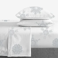 Johnson Home Premium 160 GSM Ultra Plush, Breathable and Durable, Combed Cotton Flannel Sheet Set - Deep Pocket - Easy to Fit