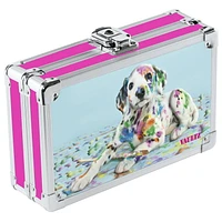 Boîte pour fourniture Vaultz - motif chiot peint