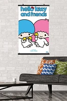 Hello Kitty and Friends: Hello - Little Twin Stars Feature Series Wall Poster with Pushpins, 22.375" x 34"