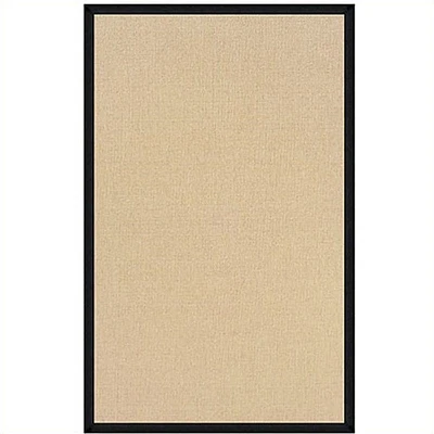 Linon Athena Leather Rug in Natural and Black-2'6" x 8'