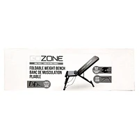 Banc de musculation pliable avec bandes de résistance GoZone – Noir Barre cheville rembourrée