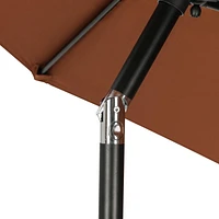 Parasol de marché hexagonal Bistro 7.5 pieds - Polyester