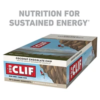 Clif bar Coconut Chocolate Chip Energy Bars, 12 x 68 g