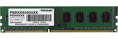 PATRIOT Signature 8GB DIMM DDR3 CL11 PC3-12800 (1600MHz) (PSD38G16002)