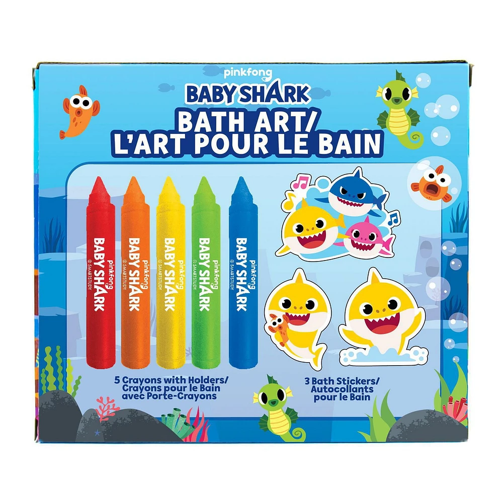 Baby Shark Bath Art Creations