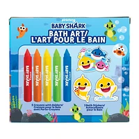 Baby Shark Bath Art Creations