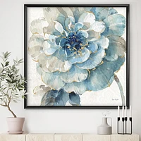 Designart Indigold Gold Country Flower Art mural encadré