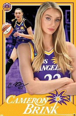 WNBA Los Angeles Sparks - Cameron Brink 24 Wall Poster, 22.375" x 34"