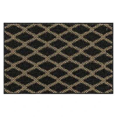Mohawk Home - Tapis touffeté en polyester à motif de losanges, praline/havane