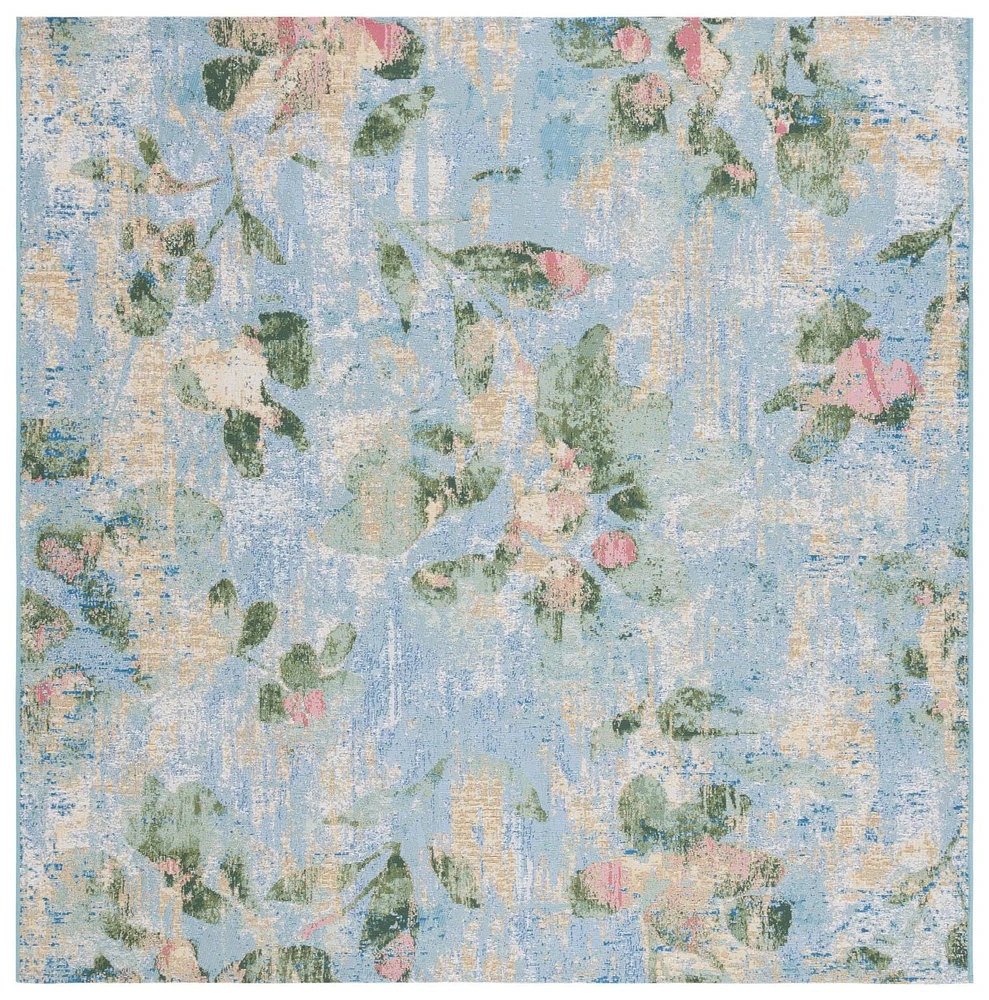 SAFAVIEH Barbados Cedric Tapis Floral Intérieur/Extérieur