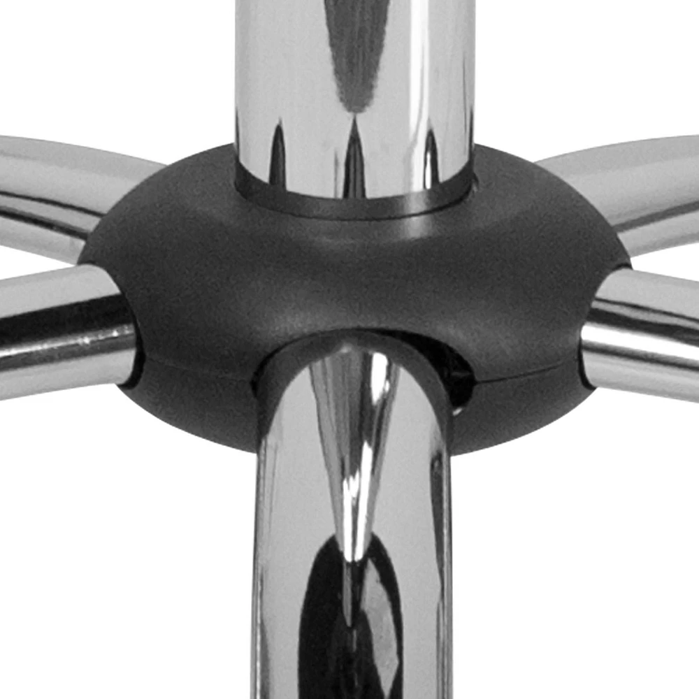 Tabouret médical ergonomique avec Base chromée