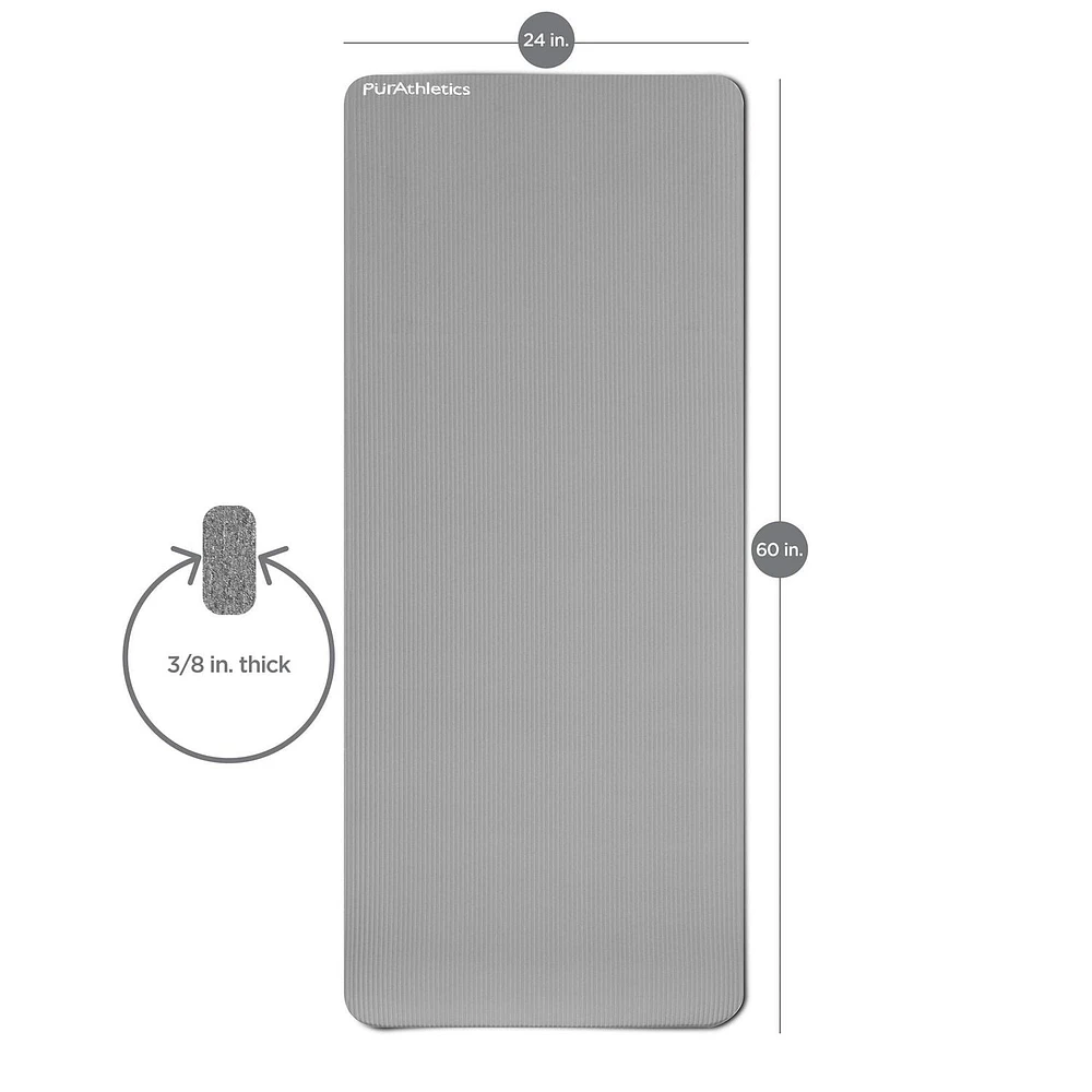 Tapis d'exercice et de Pilates Zenzation Athletics de 5/8 po