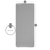 Tapis d'exercice et de Pilates Zenzation Athletics de 5/8 po