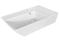 American Imaginations AI-31399 16,5 pouces W au-dessus du navire blanc de compteur pour le perçage de centre de 1 trou