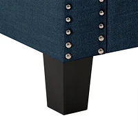 Pouf de stockage en tissu Boston