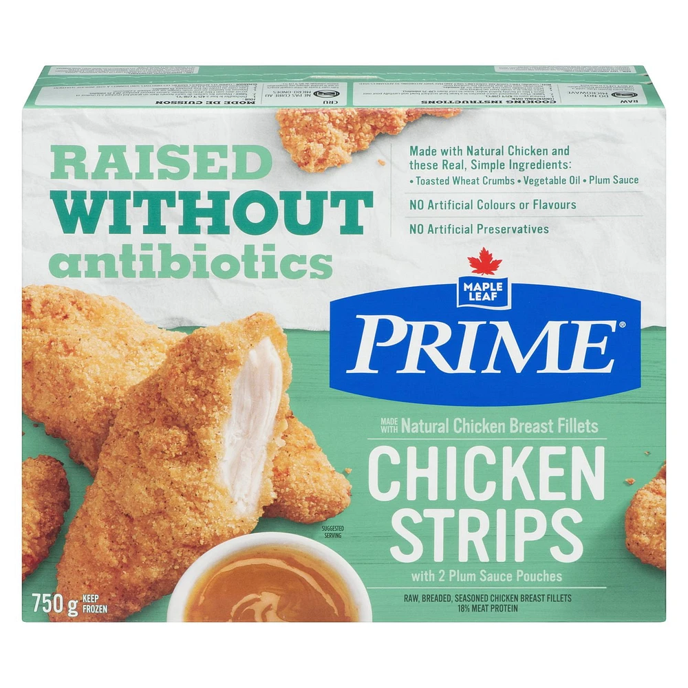 Prime Chicken Strips Raised Without Antibiotics