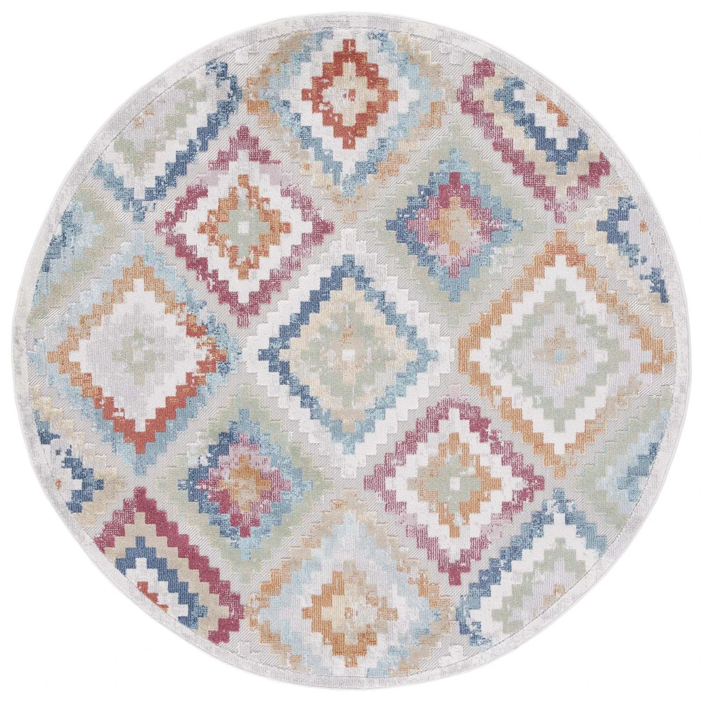 SAFAVIEH Cabana Carina Geometric Indoor/Outdoor Area Rug