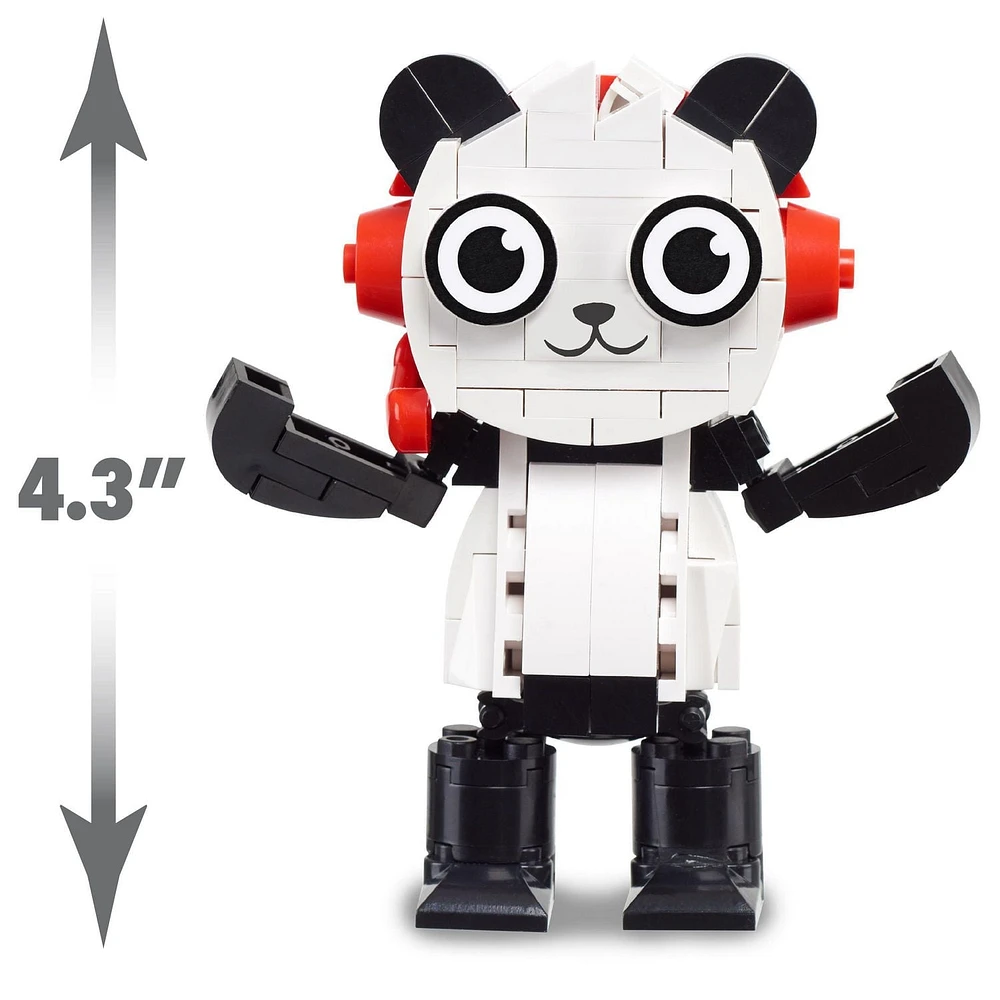 Ryan’s World Build-It Egg, Combo Panda, over 100-bricks