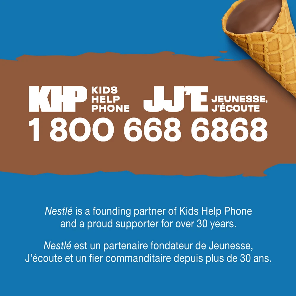 Bites, Decadent Milk Chocolatey Bite-sized Mini Wafer Cones, The Last Bite From Canada's Favourite Cone, 76 g