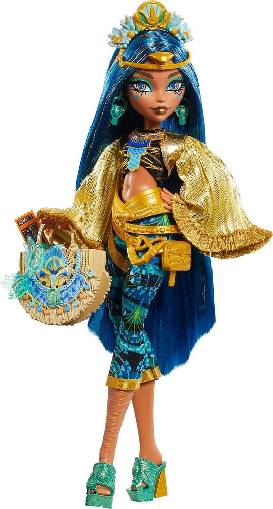 Monster High-Poupée Cleo De Nile avec tenue pour le Monster Fest