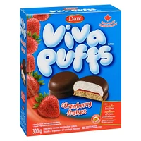 Viva Puffs Strawberry Cookies, Dare, 300g