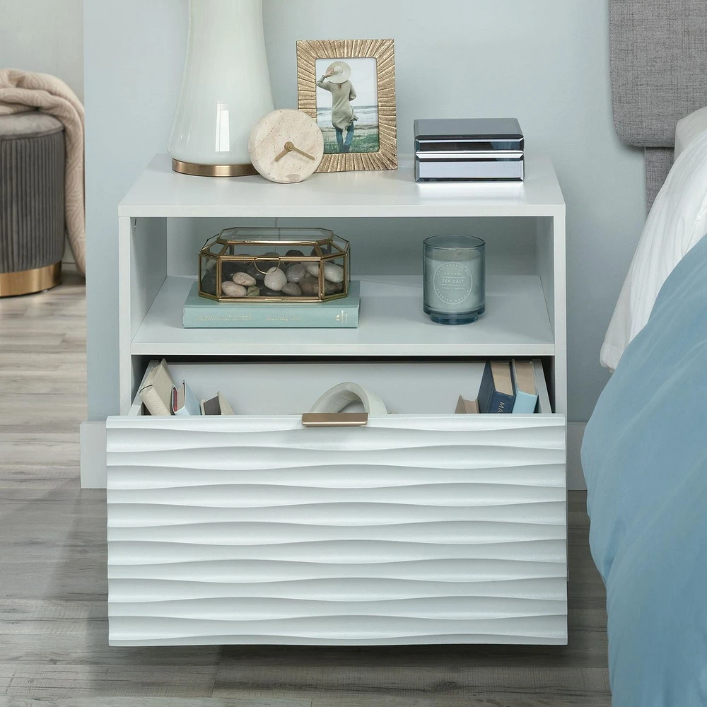Sauder La Collection Morgan Main Chevet, Finition White