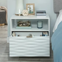 Sauder La Collection Morgan Main Chevet, Finition White