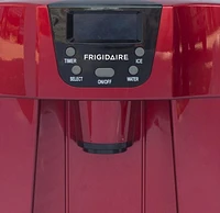 Frigidaire Compact Ice Maker and Water Dispenser - Red