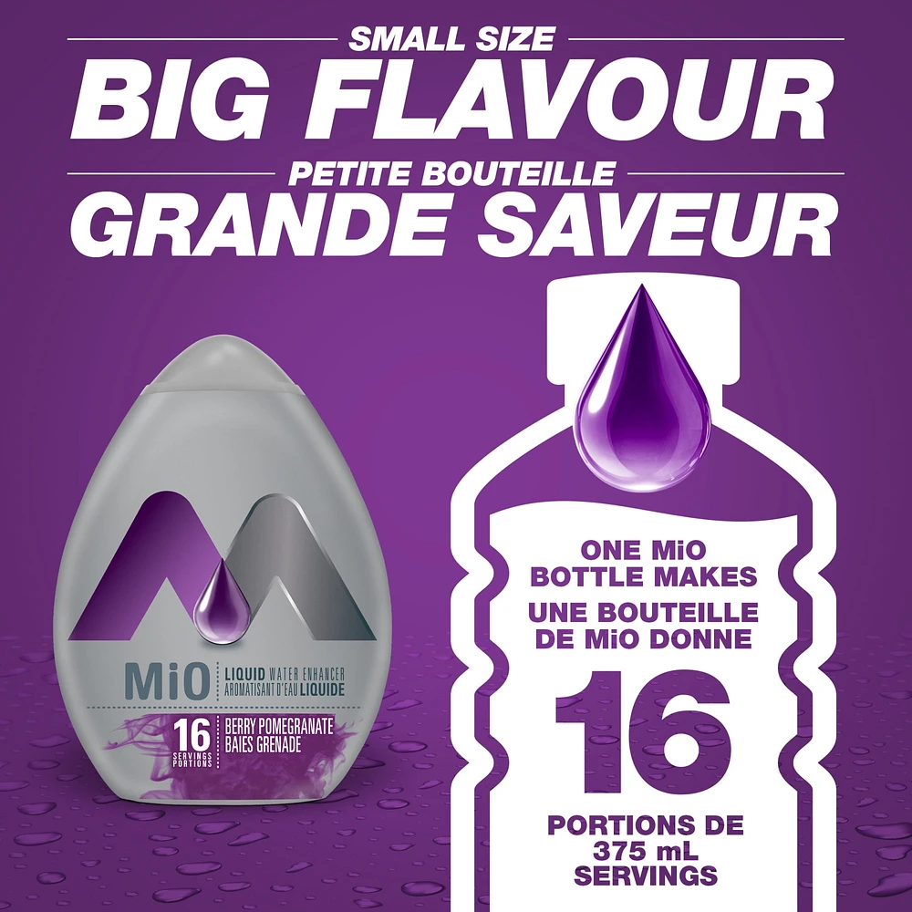 MiO Berry Pomegranate Liquid Water Enhancer, 48mL