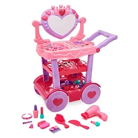 Beauty cart with light and sound