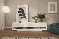 Meuble audio-vidéo Stereo 72 po, 3 tiroirs