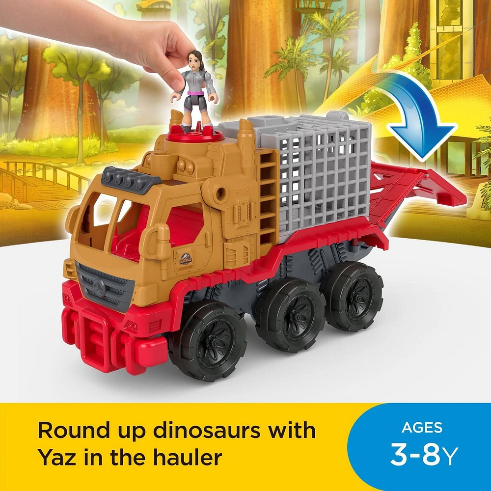 Imaginext Jurassic World: La Colo du Crétacé-Coffret Camion de Capture et Yaz