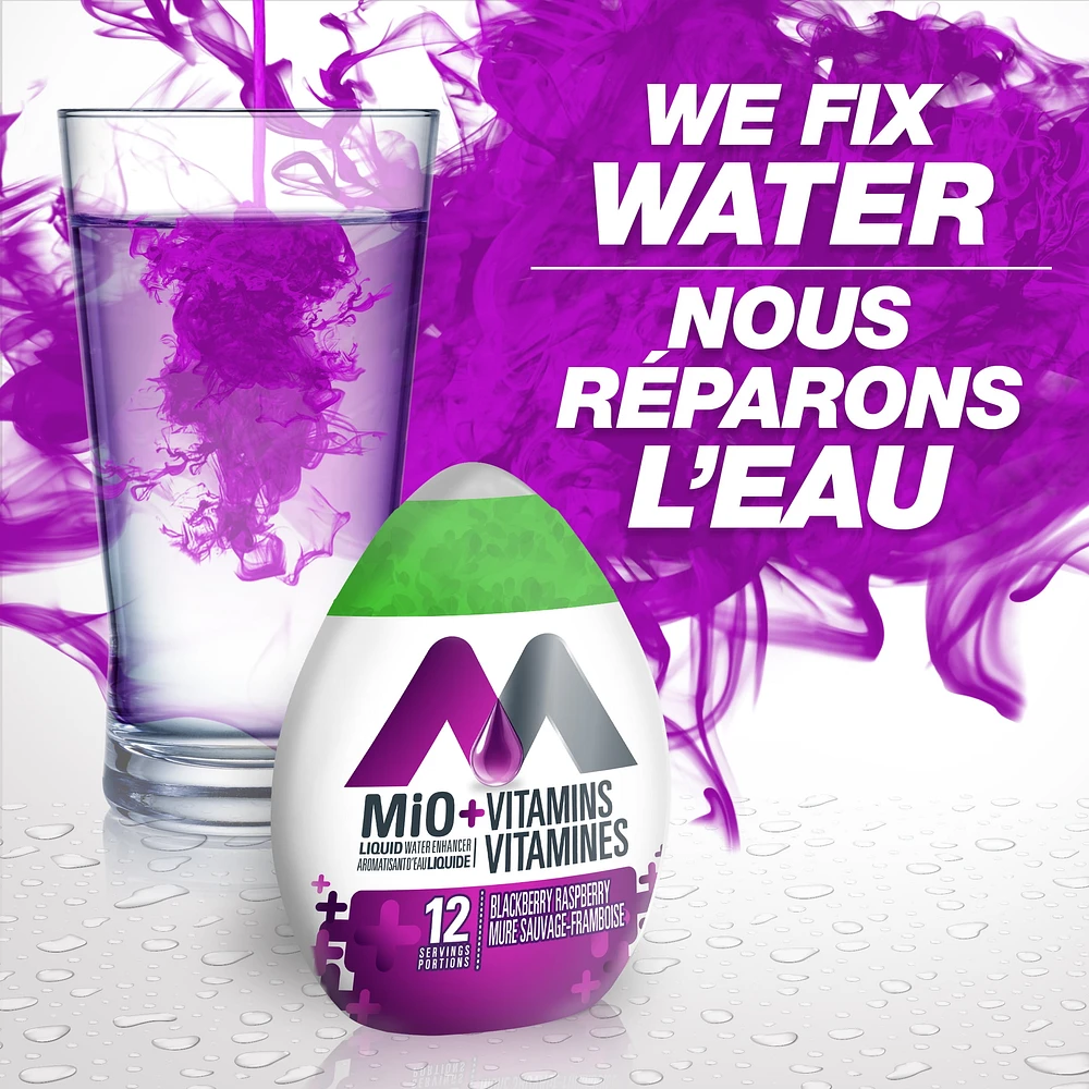 MiO +Vitamins Blackberry Raspberry Liquid Water Enhancer