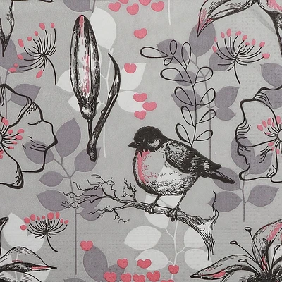 20 Pack Luncheon 3 Pli Bird Bird En Floraison - Ensemble De 6
