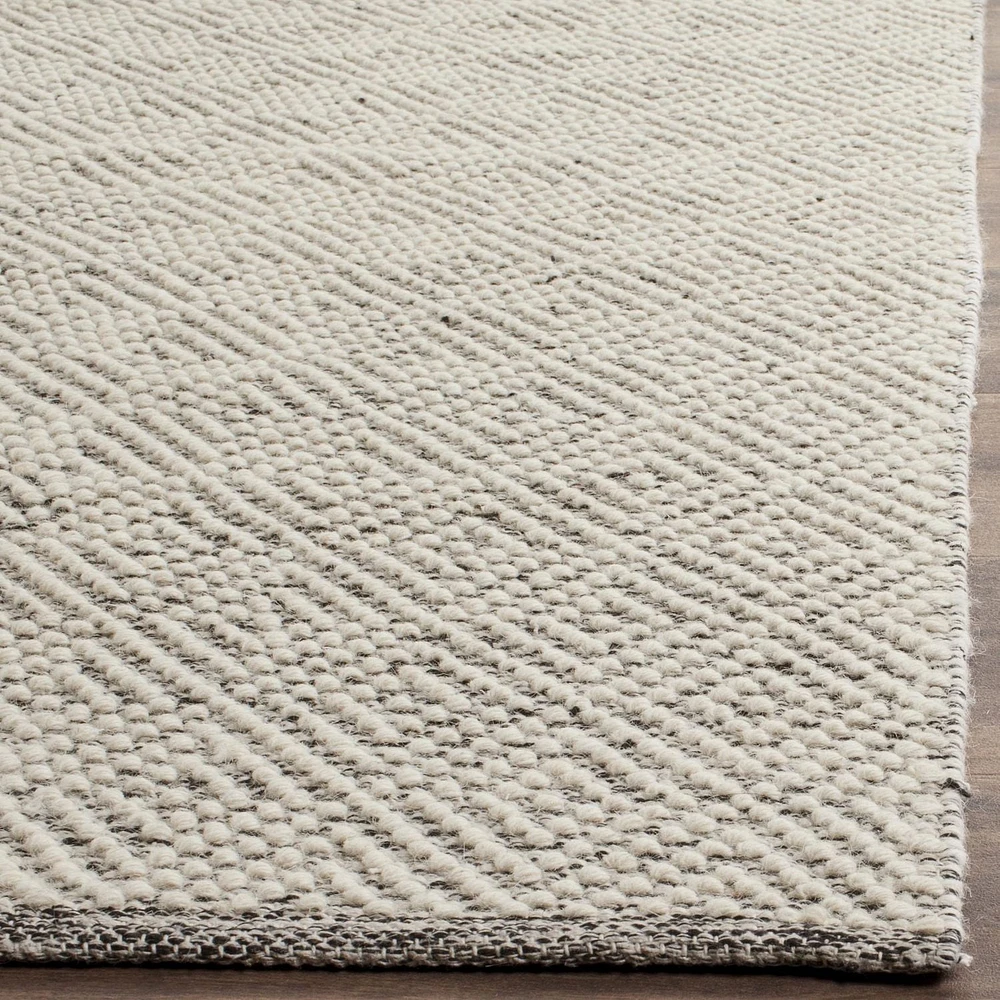 Safavieh Natura Eanna Tapis Géométrique, ivoire / gris clair