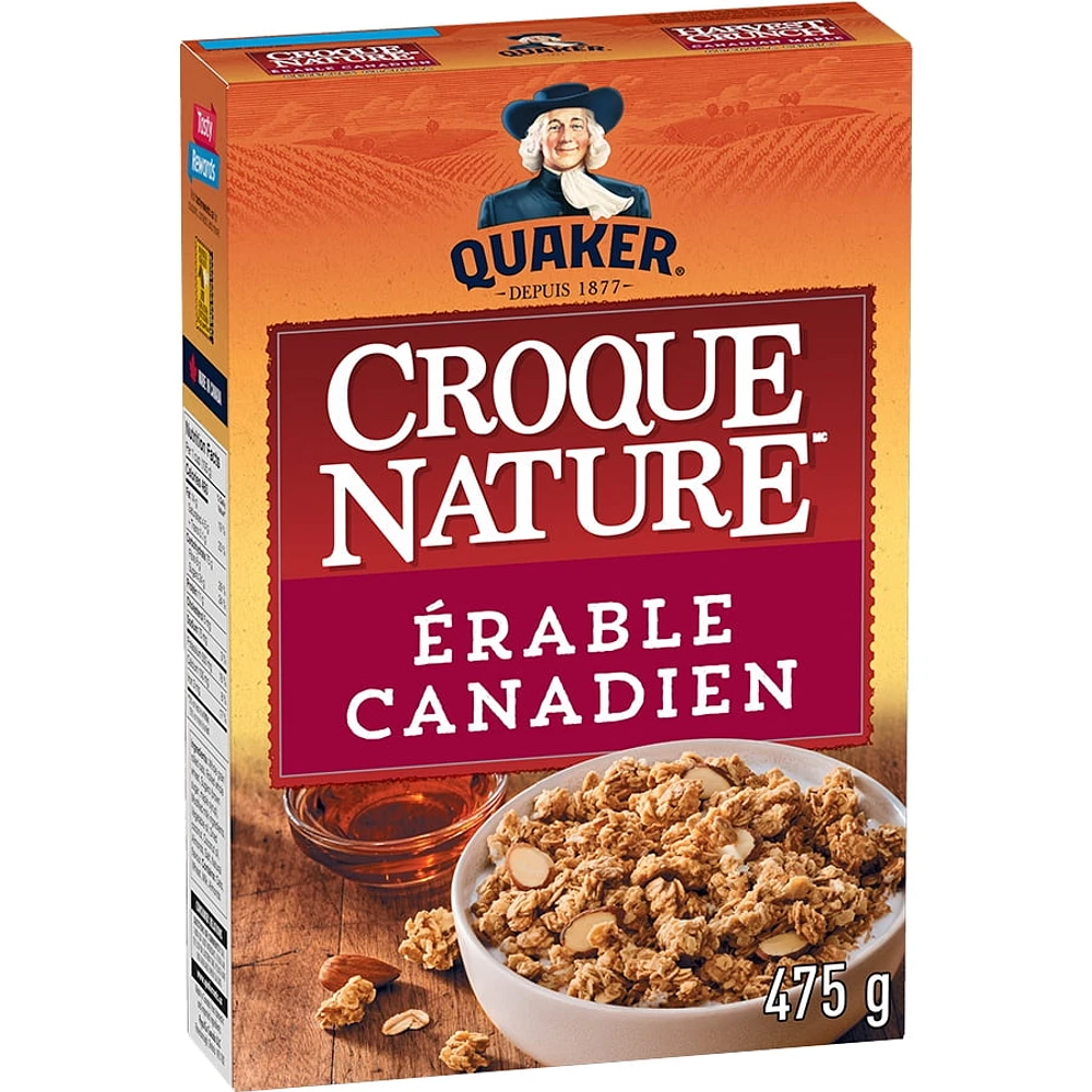 Quaker Harvest Crunch Canadian Maple Granola Cereal