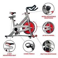 Sunny Health & Fitness SF-B901 PRO Indoor Cycling Bike