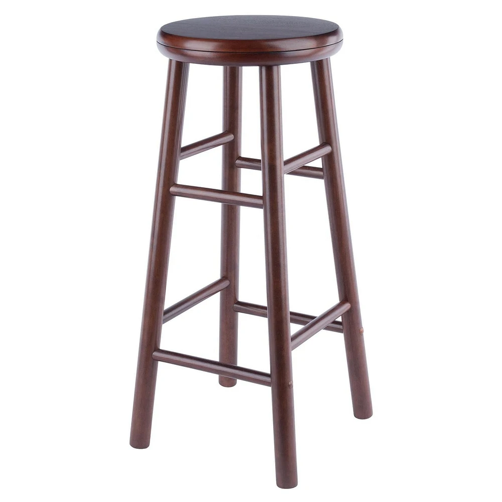 Ensemble de 2 tabourets de bar à siège pivotant Shelby