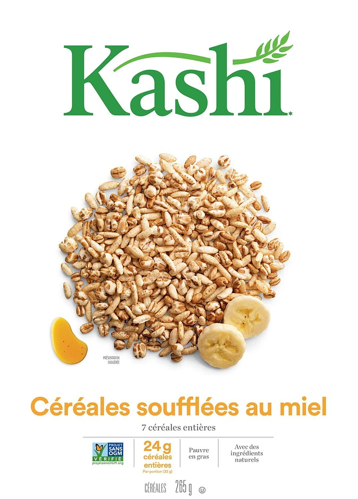 Kashi Honey Puffed Grains Cereal, 265g