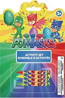 Mini Livre D'Activités avec 4 Crayons Pyjamasques