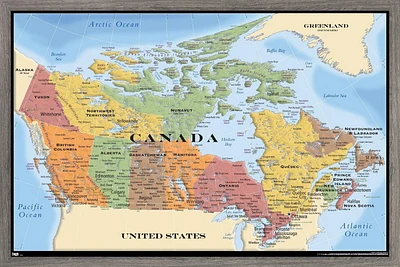 Map - Canada Wall Poster