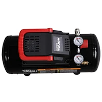 Hyper Tough 3 Gallon Oil-free Portable Air Compressor with Hose & Inflation Accessory Kit, 100 PSI, 3 Gallon Air Compressor Kit