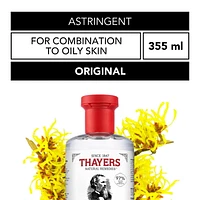 THAYERS Astringent Original formule à l'hamamélis et à l'aloès 355ml Astringent pour le visage