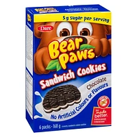 Bear Paws Sandwich Cookies Chocolate, Dare, 168g